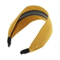 thumbnail image 5 of Unique Bargains 1 Pc Large Wide-side Headband 6.5"x4.33" Yellow, 5 of 6