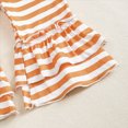 thumbnail image 4 of YIWULA Toddler Baby Girl Halloween Outfit Flare Long Sleeve Pumpkin Embroidery Top Bell Bottoms 2Pcs Set(18-24 Months,Orange), 4 of 9