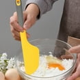 thumbnail image 5 of Silicone Spatula | Bread Knife | Large Salad Baking Spatula | Flexible Cake Cream Spreader | Nonstick Scraper | 1pc | Yellow | 13.38 Inch | Heat Resistant | Easy Clean | Durability, 5 of 6