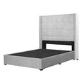 thumbnail image 1 of Box Base Cama Matrimonial + Cabecera Titan Dicasa Platinado, 1 of 8