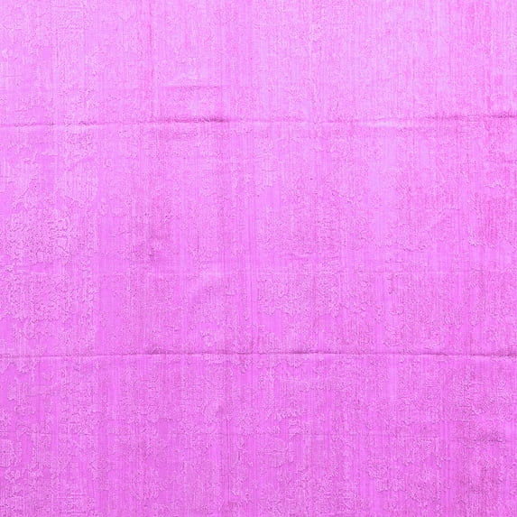 Ahgly Company Indoor Square Abstract Purple Modern Area Rugs, 8' Square