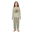 thumbnail image 4 of Santa Hunting Reindeer Matching Family Christmas Pajamas With Dog, Christmas Tree Holiday PJs, Plus Sizes, With Pockets, 4 of 7
