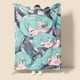 thumbnail image 3 of Manta de franela suave con estampado digital Miku Girl, 300 g, 3 of 3