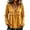 Yellow, variant on Boho Tops for Women Deep V Neck Tie Up Frayed Gauze Shirt Long Sleeve Ruffle Neck Casual Tunic Blouse Black L