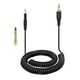 thumbnail image 5 of Cable de audio,Cable auxiliar en espiral de repuesto Adaptador de 6,35 mm,3 metros 9,84 pies Cable de audio M40X M20X,Accesorio para auriculares M30X M50X M60X M70X,Accesorios para auriculares, 5 of 6