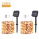 thumbnail image 3 of 12M 120Leds Luces Solares de Cadena 8 Patrones para Decoración Festiva de Fiesta Blanco Cálido 2 Uds Tomshine  Cadena de luz, 3 of 7