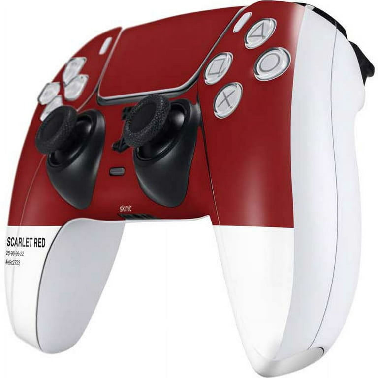 Skinit Color Palette Scarlet Red PS5 Controller Skin