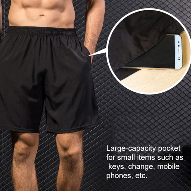 Pantalones cortos deportivos para hombres Fitness Correr Ropa deportiva Cintura elástica Caliente