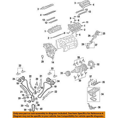 Crankshaft Main Bearing - CHRYSLER OEM-Engine Crankshaft Crank Main Bearing 5184129AG