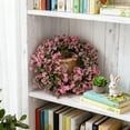 thumbnail image 7 of Spring Wreaths for Outdoors Window Ornaments, House Decorations Front Door Fake Wreath, Hanging Decor Home Outdoor Wreaths for Wall, 7 of 7