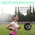 thumbnail image 5 of Riñonera deportiva con portabotellas para correr, color rojo, 5 of 5