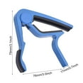 thumbnail image 1 of Guitar Capo Portable Quick Change Tune Clamp Handheld Tuner Capo, Lightweight and Durable, For Folk Guitar, With Exclusive Paint Finish and Comfortable Grip, 1 of 7