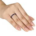 thumbnail image 5 of Everly Women's Sapphire Sterling Silver Wedding Ring, 5 of 7