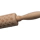thumbnail image 4 of Rodillo de madera con estrella de nota musical grabada para hornear, postre, galletas, masa, rodillo económico de madera Inevent JJ18510-02, 4 of 6