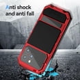 thumbnail image 4 of For iPhone 15 Pro Case Heavy Duty Protection With Built in Lens Screen Protector Rugged Stand 360 Full Body Military Grade Metal Bumper Phone Cases Men  15 Pro 6.1(Red, 15 Pro Case 6.1 2023), 4 of 14
