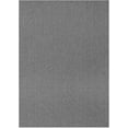 thumbnail image 2 of 4' x 4' Soft and Durable Ribbed Pattern Indoor/Outdoor Area Rugs Lightweight and Flexible for Easy Cleaning and Transport. 100% PET Fiber (Color: Sky Gray), 2 of 7