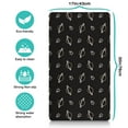thumbnail image 3 of Cosmic Pet Food Mat - Waterproof Dog Feeding Mat with Planet & Star Design - Non-Slip Absorbent Dog Bowl Mat - Multi-Layer Structure for Floor Protection (Moon and Stars), 3 of 3