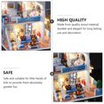 thumbnail image 4 of 1 juego de casa de bricolaje, modelo de juguete con temática marina, casa de modelo para ensamblar, juguete creativo de bricolaje, 4 of 8