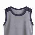 thumbnail image 6 of TOWED22 Boys' Active Clothes Outfits 2 Pieces Athletic Jersey Tank Top and Basketball Shorts Set Solid Color Summer Grey,13-14 Y, 6 of 6