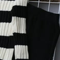 thumbnail image 7 of OGLCCG Girls Clothing Set Long Sleeve Crewneck Striped Sweaters with Wide Leg Pants Casual Fall Winter 2 Pcs Fall Outfits Set 4-13 Years, 7 of 7