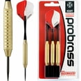 thumbnail image 3 of Harrows Pro Brass Steel Tip Darts – Knurled Grip, Precision Balanced, 3-Pack, 3 of 5