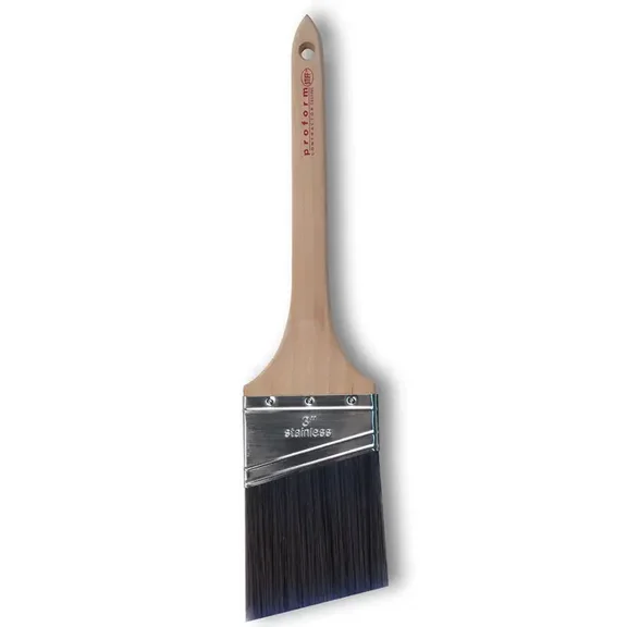 3" Proform Technologies CS3.0AVS Contractor Angled Cut Stiff Paint Brush, Sash Handle