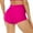 Hot Pink, variant on Chunleiiii Boy Shorts Bathing Suits for Women Stylish Women's Swimsuit All Bikini Flat Horn Solid Color Swimming Shorts