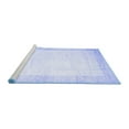 thumbnail image 2 of Ahgly Company Machine Washable Indoor Rectangle Solid Blue Modern Area Rugs, 5' x 8', 2 of 4