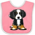 thumbnail image 3 of Inktastic Bernese Mountain Dog Boys or Girls Baby Bib, 3 of 4