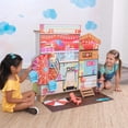 thumbnail image 3 of KidKraft Ferris Wheel Fun Beach House Wooden 360-Play Dollhouse with 19 Play Pieces, 3 of 10