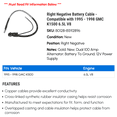 thumbnail image 2 of Right Negative Battery Cable - Compatible with 1995 - 1998 GMC K1500 6.5L V8 - AC Delco, 2 of 2
