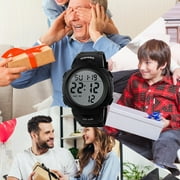SKMEI Men's Digital Sports Watch Large Face Military Format Waterproof Stopwatch Alarm Wrist Watch