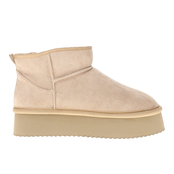 Corkys Womens Room Service Pull On Platform Round Toe Ankle Boots