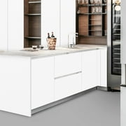 Thick White Contact Paper Matte White Wallpaper 16x198 Waterproof Peel and Stick Wallpaper Decorative Self-Adhesive Vinyl Film Wrap Contact Paper for Walls Furniture Countertop