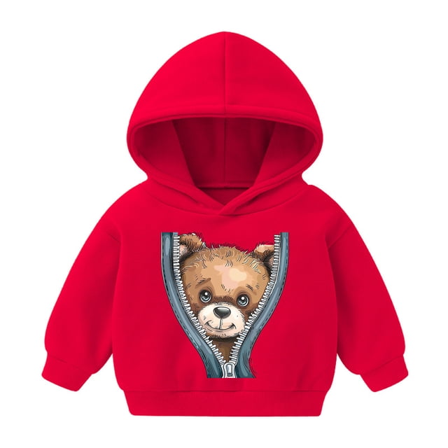 Sudadera con capucha para bebé, niño y niña, sudadera informal con estampado para bebé, regalo para niña, blusa