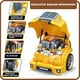 thumbnail image 4 of Mugeymyd Juguete con Motor de camión Grande para niños de 3 a 5 años, vehículo de Motor Desmontable, Coche de Juego de simulación con luz y Sonido, Juego de Taller mecánico para niños, Kit de construc, 4 of 5