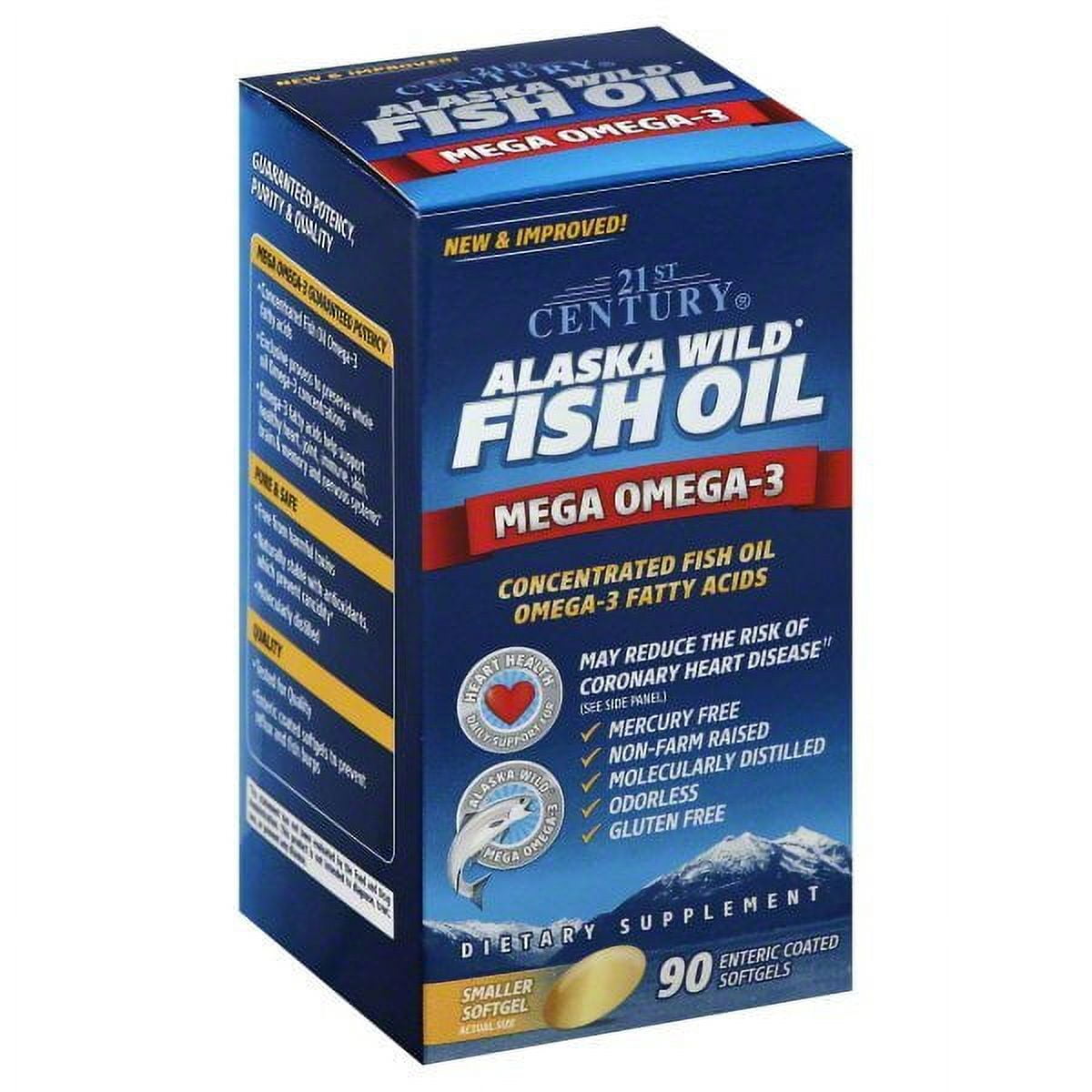 21st Century Alaska Wild Fish Oil Softgels 90 Each - (Pack of 3)