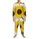 thumbnail image 3 of Balery Sunflowers Pijama para Hombre de Dos Piezas con Manga Larga, Conjunto de Dormir y Descanso Suave con Bolsillos-Medium, 3 of 7