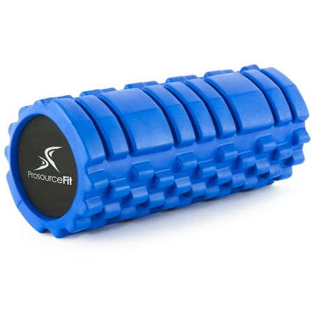 ProsourceFit Sports Medicine Foam Roller 13x6 for Trigger-Point Muscle Therapy, Blue