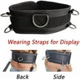 thumbnail image 5 of Fitness Resistance Belt Multi Functional Fitness Belt with 5 Rings for Weight Training and Resistance Training of Load Carrying Pull Up Belt Squat, 5 of 7