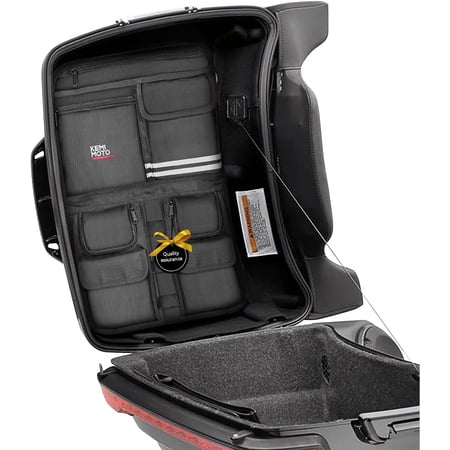 KEMIMOTO Rear Pack Lid Organizer Bag Pouch for Road Glide Road King Electra Glide Street Glide Touring Travel-Paks