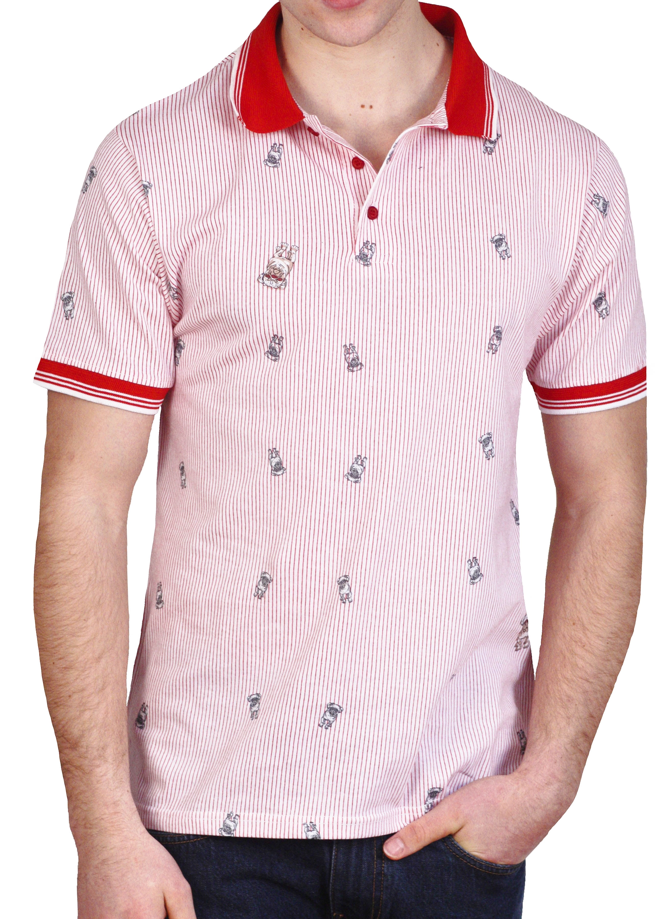pug polo shirt