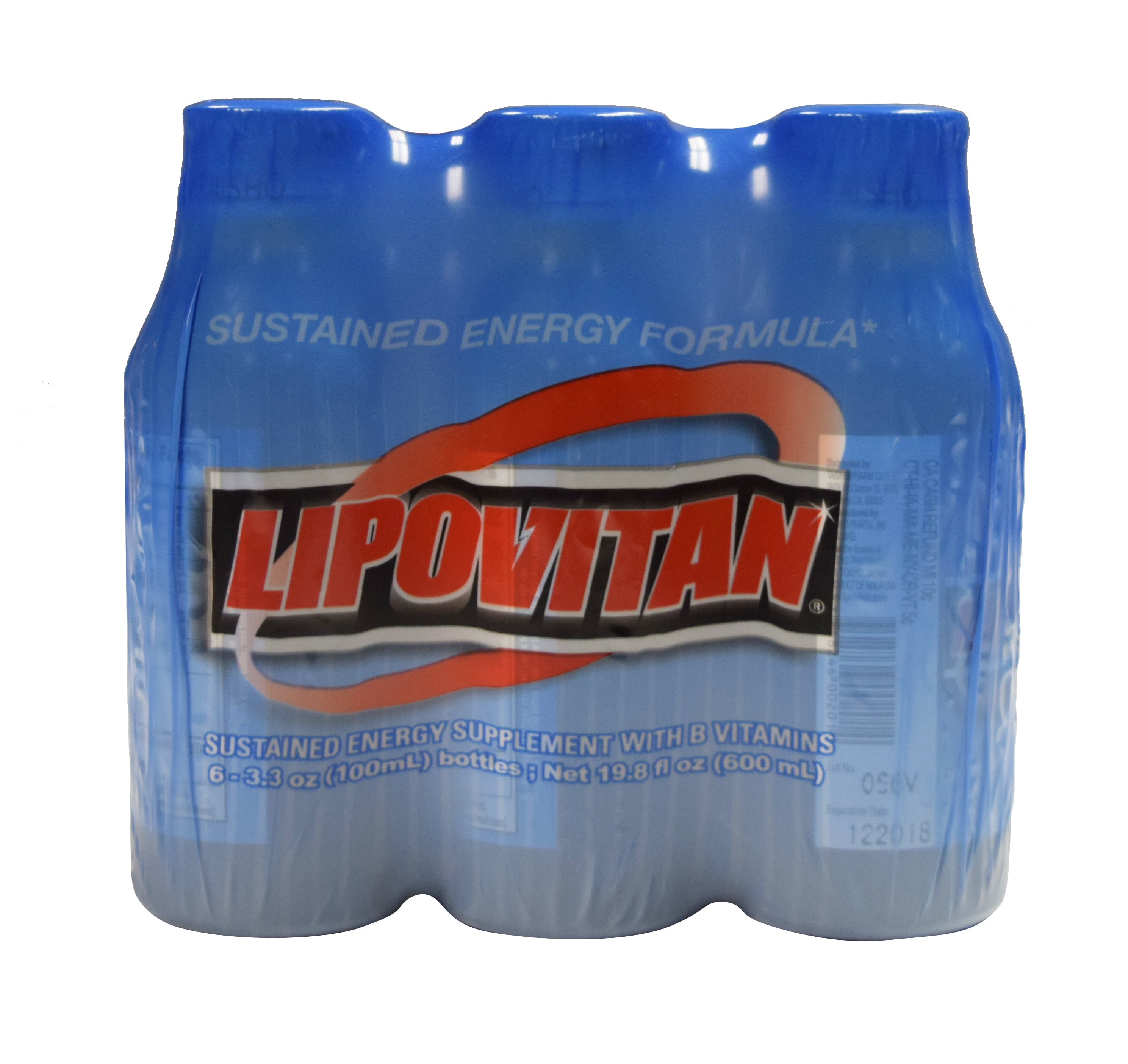 [ 6pks x 10 ] Taisho Lipovitan with B Vitamins Energy Drink 3.3 fl oz / 100 ml Each