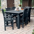 thumbnail image 2 of Highwood 7-pc Lehigh Dining Set - 42" x 72" Rectangle Table, Counter Height, Outdoor, Eco-friendly, Synthetic Wood, 2 of 12