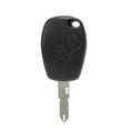 thumbnail image 1 of Carcasa de llave remota de 2 botones para automóvil con embrión de llave compatible con Renault 206, 1 of 9