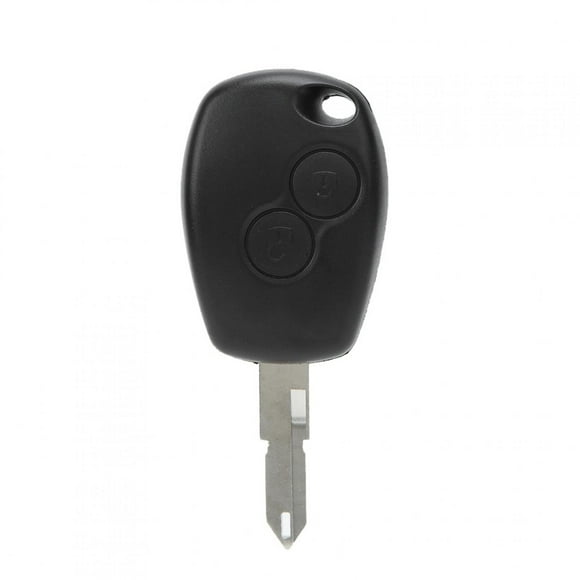 Carcasa de llave remota de 2 botones para automóvil con embrión de llave compatible con Renault 206