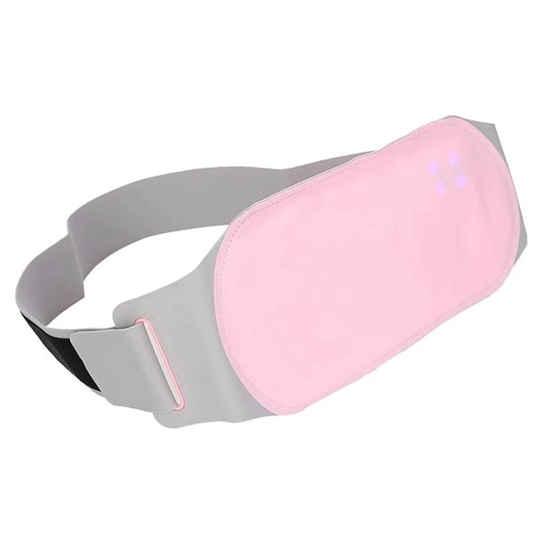 Cinturón de calentamiento de cintura, cinturón de calentamiento de cintura 3 niveles de temperatura 6 engranajes vibración transpirable almohadilla de masaje de cintura eléctrica para mujeres y niñas