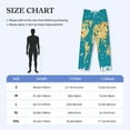 thumbnail image 6 of Kdxio World Map With Landmarks Print Men's Sleep Pajama Pant Lounge Pants with Pockets, 6 of 8