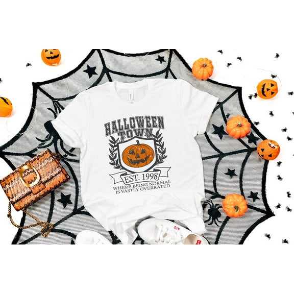 Halloweentown University Sweatshirt, Halloween Town Est 1998 Sweatshirt, Fall Sweatshirt, Pumpkin Shirt, Womens Halloween Sweatshirt