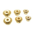 thumbnail image 4 of 1pc 1:1 Brass Bevel Gear 0.5M 0.8M 1M 1.5M 15 20 25 30 Teeth 90 Degrees Meshing Angle Gears Bore 3/4/5/6/8/10/12/14/15mm, 4 of 6
